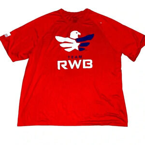 Augusta Sportswear RWB Veterans T-Shirt Sz 4XL